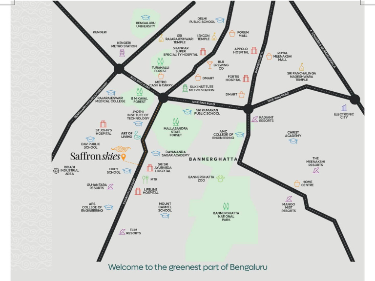 GRC Saffron Sikes Villas Location